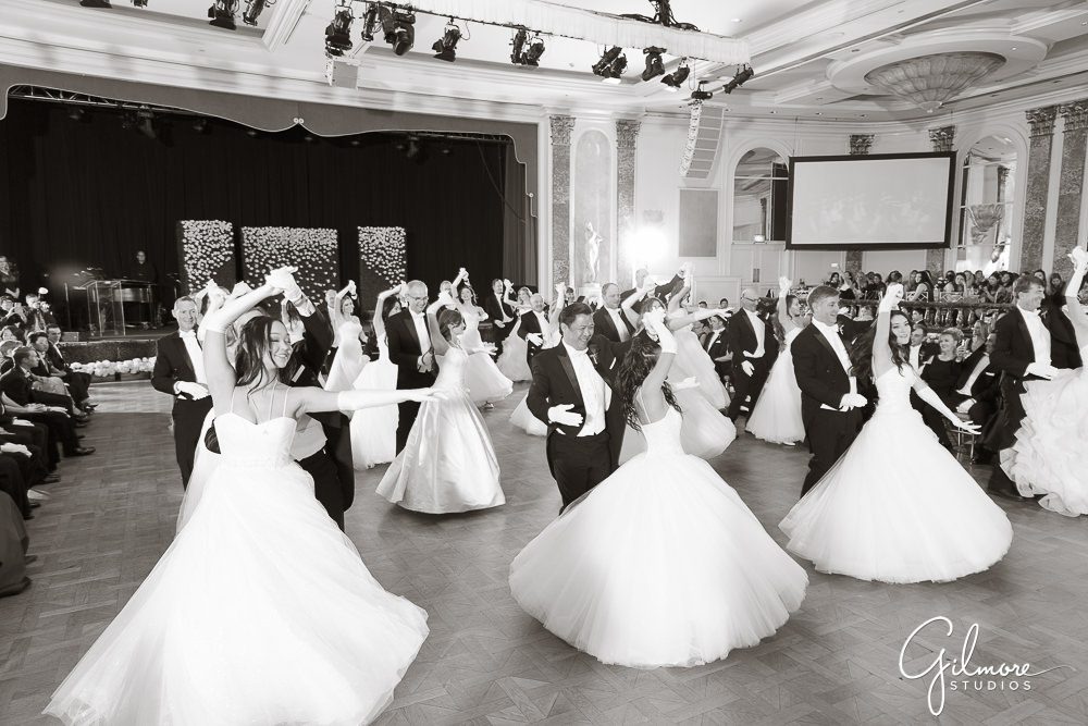 Waltz, father and daughter, group dance, Debutante Photography