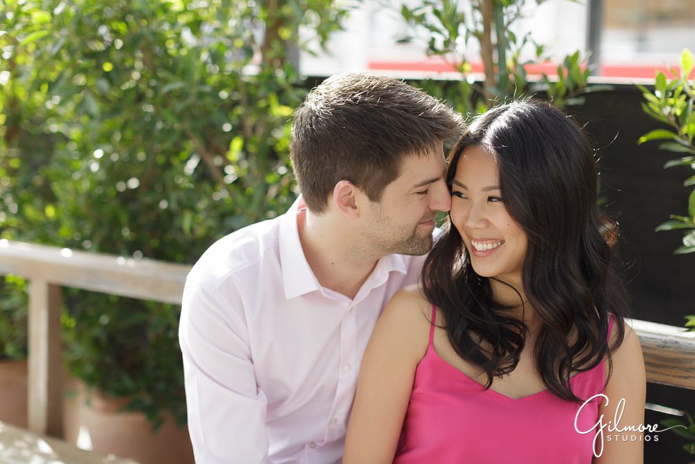 Melrose Engagement Session, Spartina Italian Restaurant, Hollywood, Los Angeles Photographer