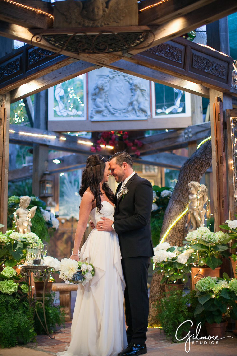 Tivoli Terrace Wedding, bride and groom, romantic weddings in Laguna Beach