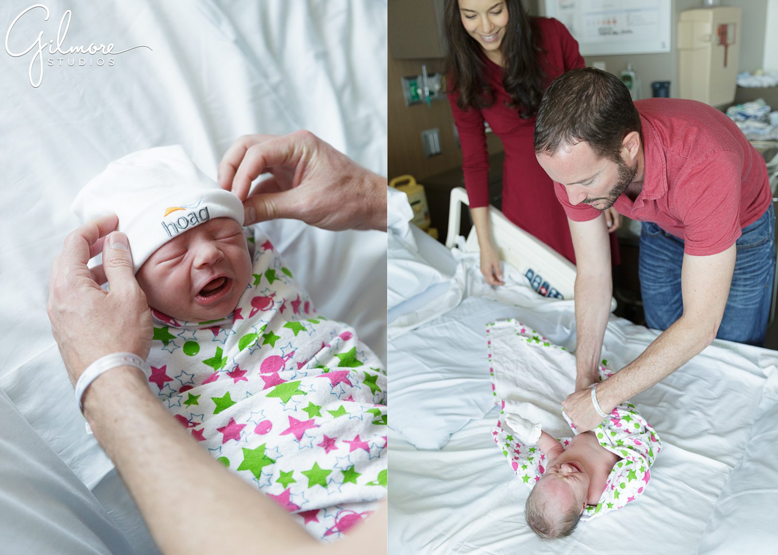 Fresh 48 Newborn, baby beanie, Hoag Hospital, labor and delivery photo