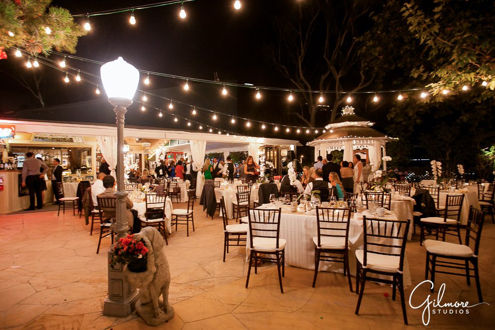 night reception, outdoors, Tivoli Terrace Wedding