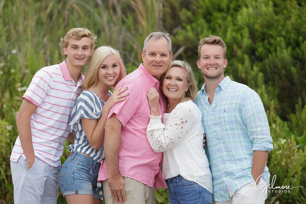 family portrait session, pelican hill photographer, Orange County Family photo