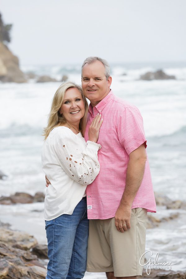 mom and dad portrait, Orange County Family Photographer