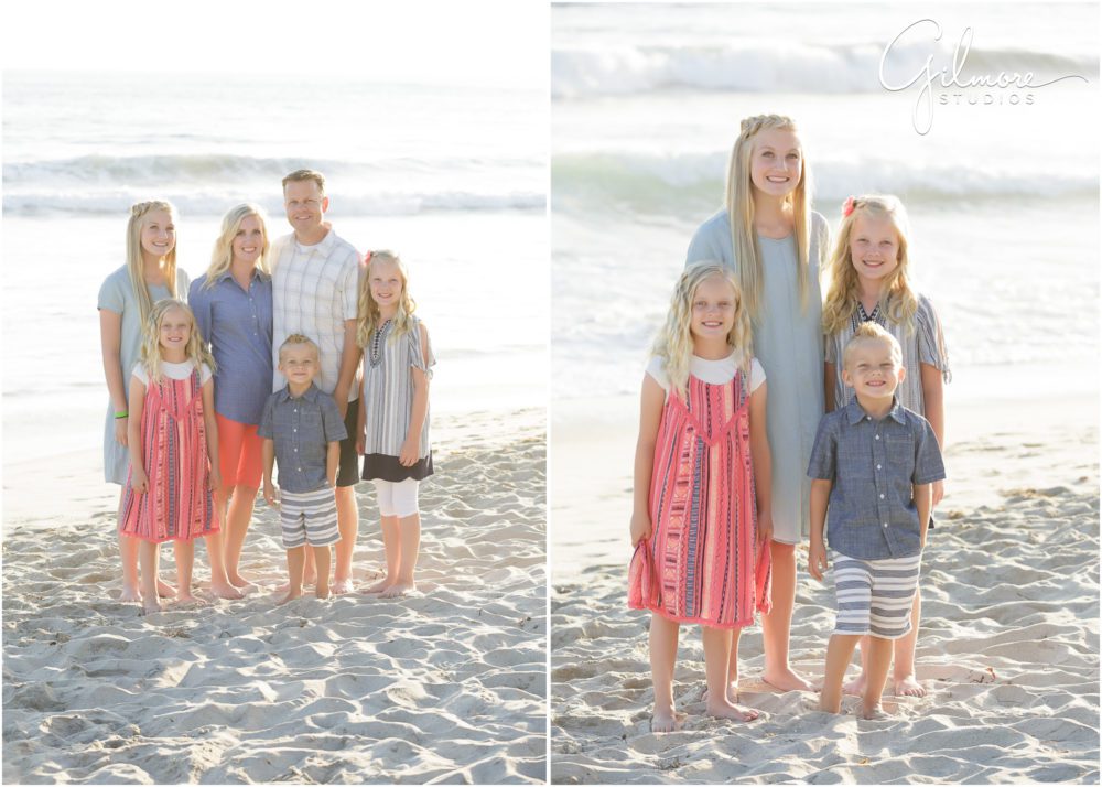 Carlsbad Village Family Photographer, family reunion beach portraits