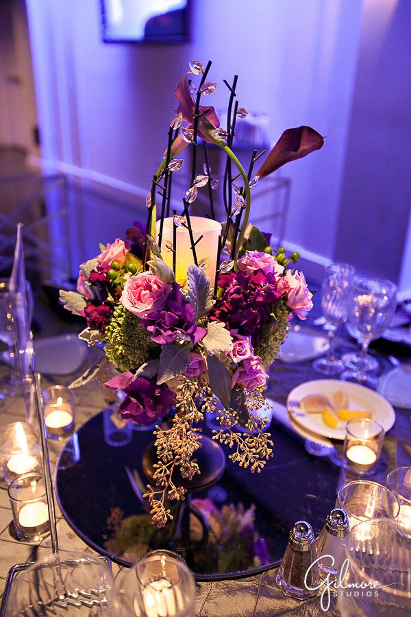floral design, wedding reception, tables, arrangement, OC wedding designer
