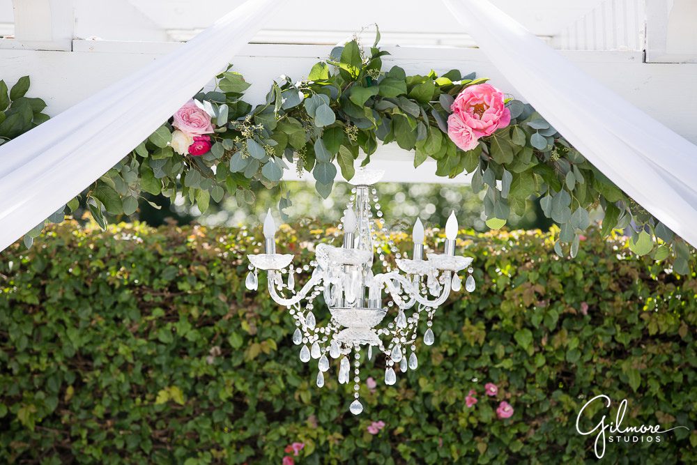 Hyatt Regency Newport Beach, chandelier, flowers, outdoor, wedding, decorations, decor, inspiration, ideas, ceremony, photographer