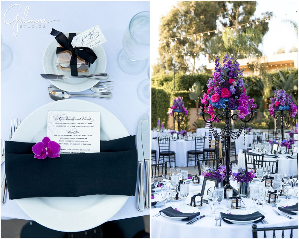 Hyatt Regency Newport Beach, outdoor wedding reception, inspiration, place setting, table, floral, photographer