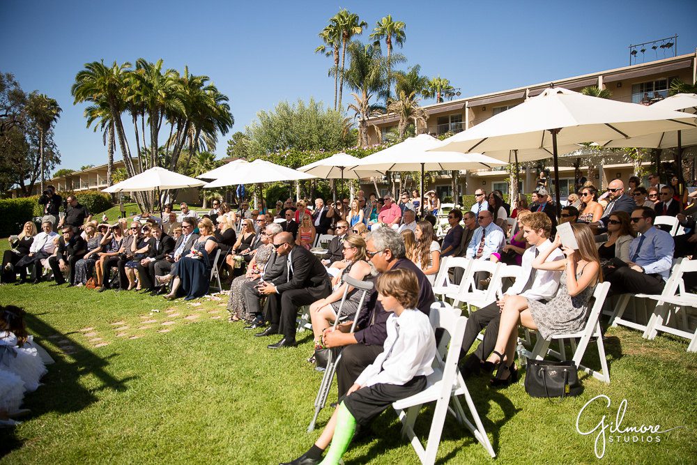 Hyatt Regency Newport Beach, wedding, guests, outdoor, inspiraiton, photogrpaher, ideas, inspo, ceremony