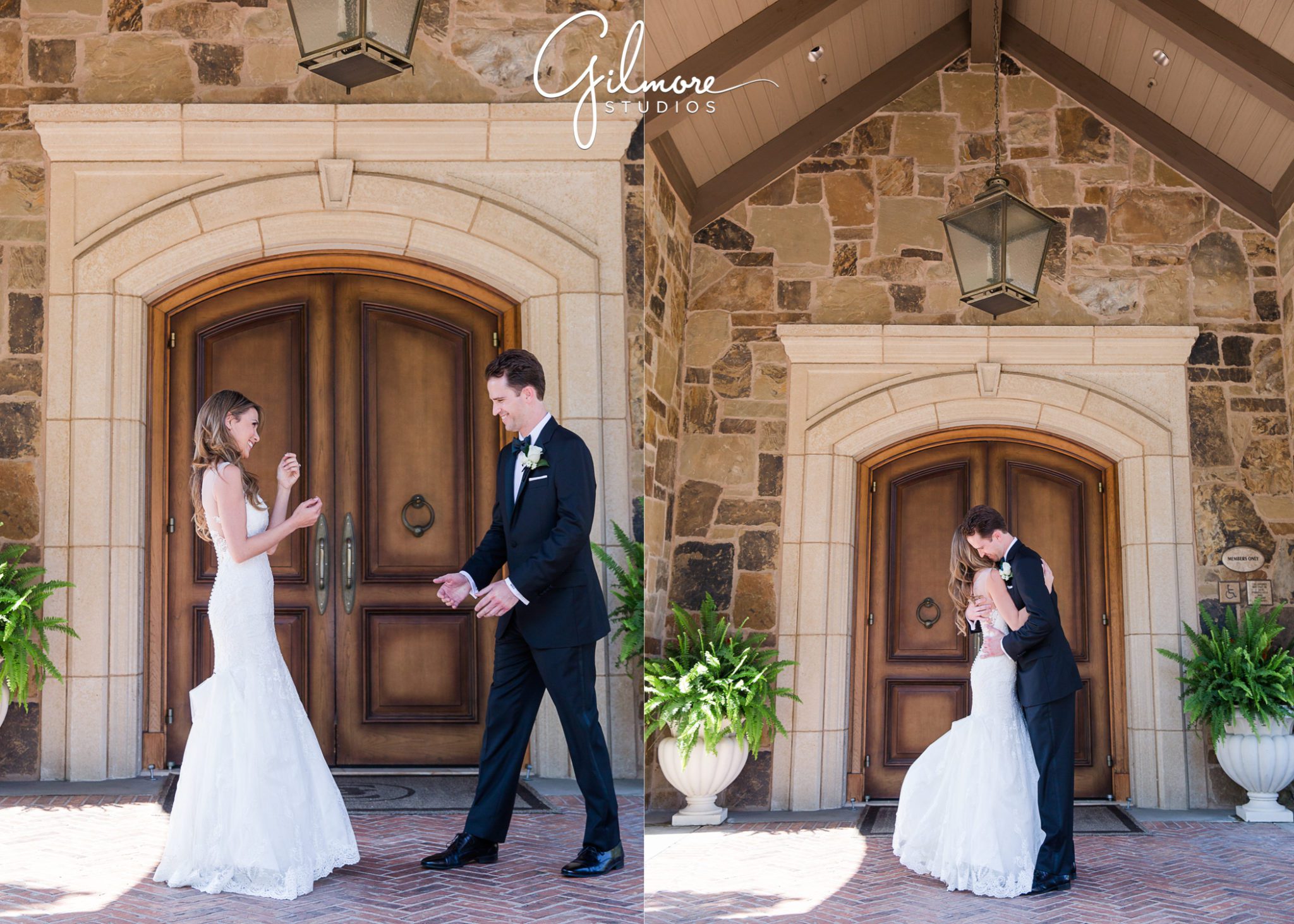 Big Canyon Country Club Wedding, first look, bride and groom, dress, newport beach, tuxedo, outdoor, portrait