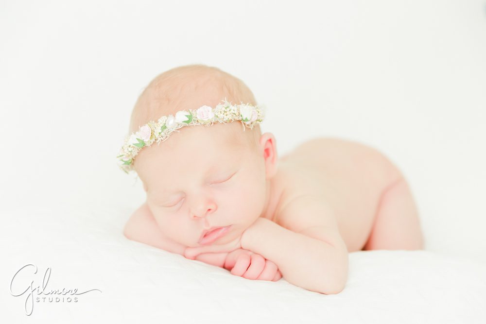 OC Newborn Studio, baby, sleeping, girl