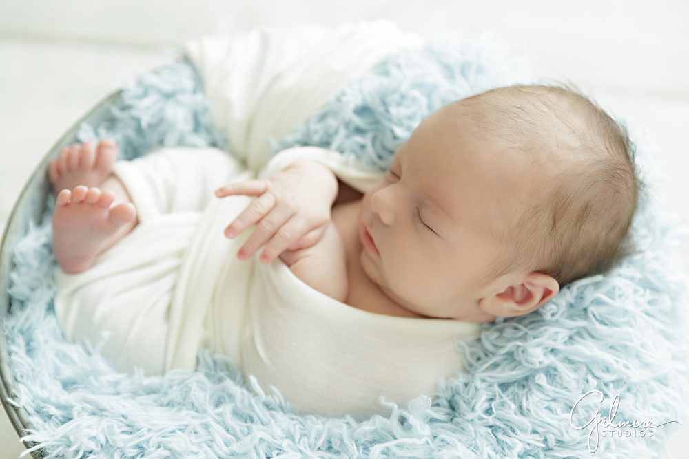 Orange County newborn photographer, baby studio, newborn, baby style, lifestyle