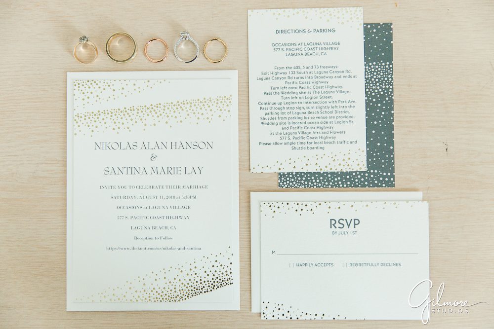 Laguna Beach Wedding - invitations