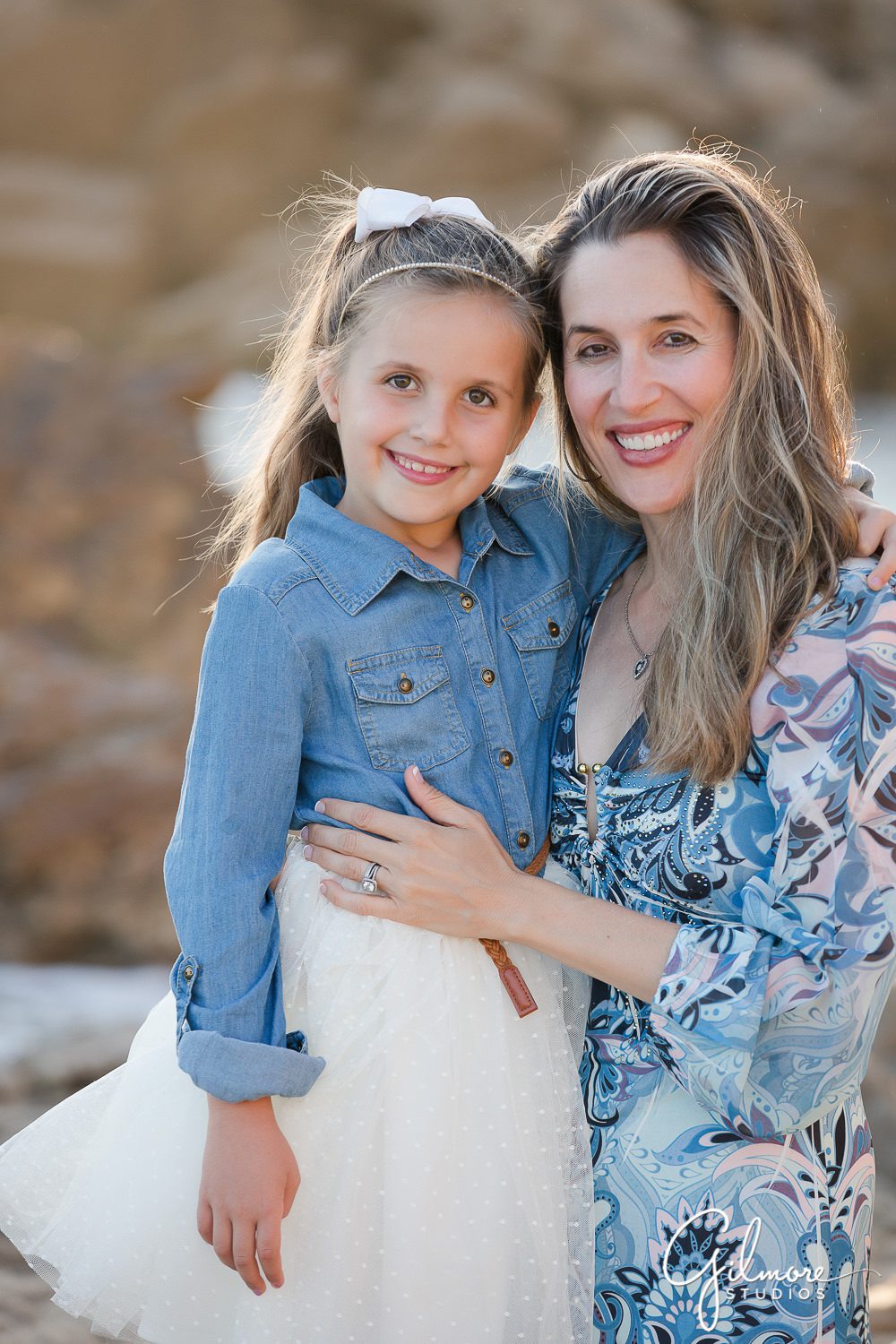 Family Portrait Beach Session, mother daughter, photography