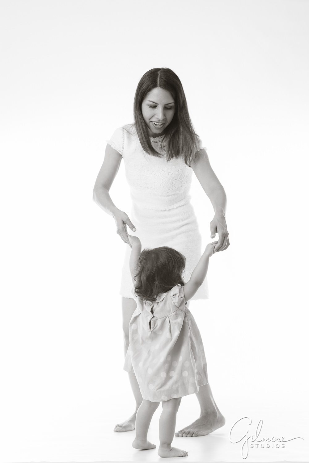 Mommy and Me Photo Session in Orange County, dancing with mom, cute session idea