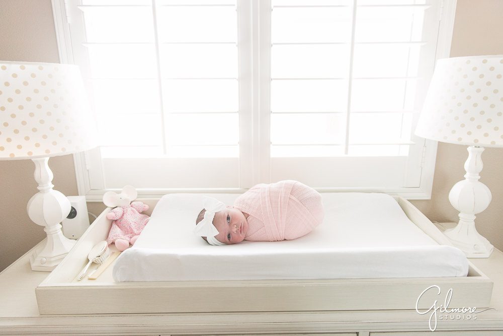 Lifestyle Newborn Session at Home - Baby Nursery