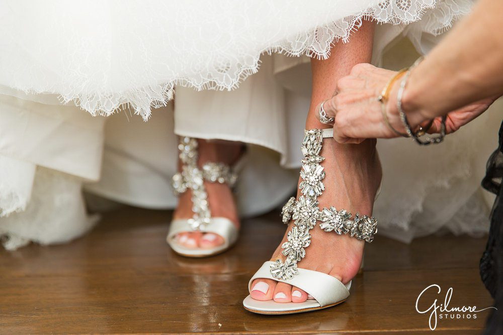 Hotel Casa Del Mar - Shutters on the Beach Wedding, shoes, heels