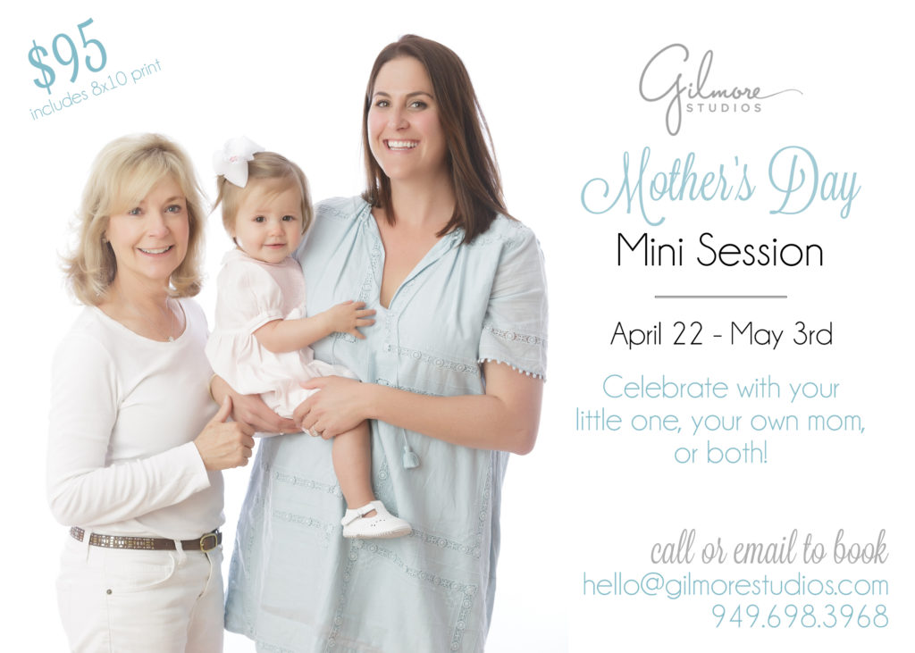 Mother's Day mini sessions in Orange County