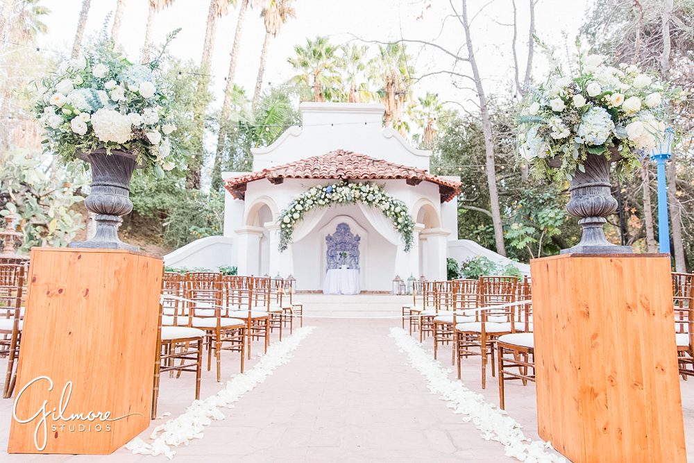 ceremony location, Rancho Las Lomas wedding venue, Orange County, CA, Magdalena Events, OC