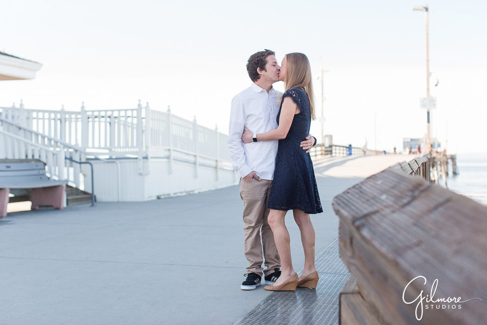 Engagement Photography Session at the beach, lifeguard headquarters
