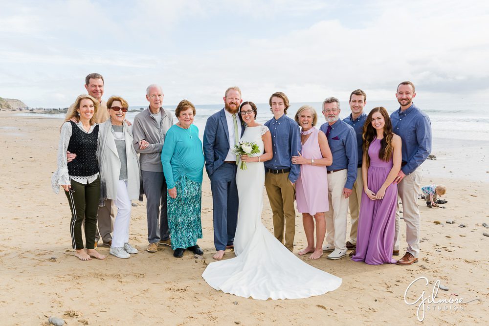 family photo, Orange County, sand, ocean, photography, beaches, wedding venue, OC, crystal cove cottages