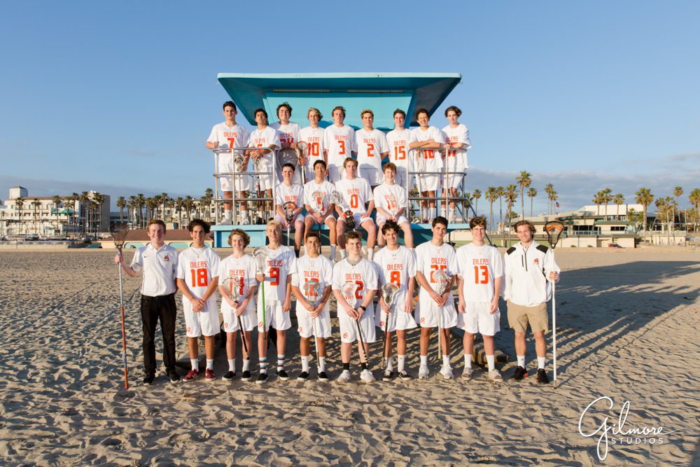 High School Lacrosse Photographer, Orange County, Huntington Beach Oilers, Team Photos, sports photography