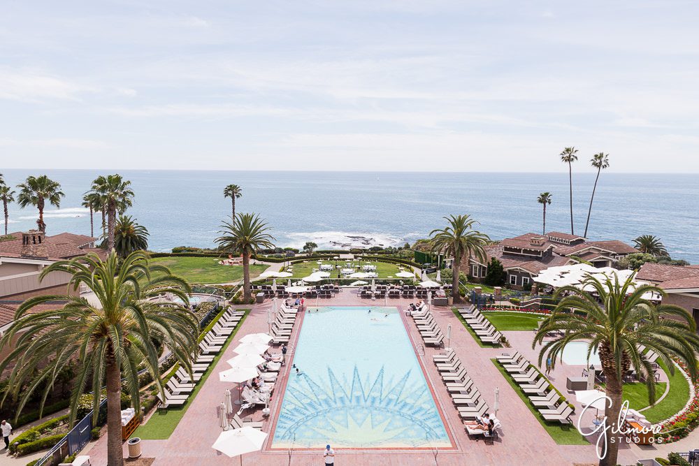 Montage Laguna Beach Wedding, swimming pool, hotel, oceanview, photographer