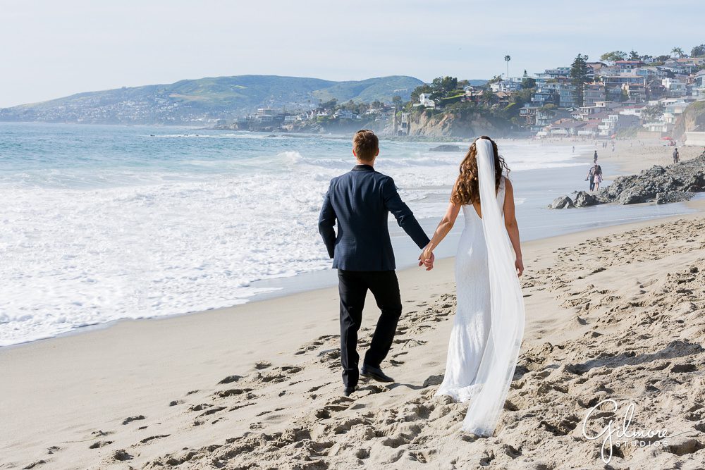 bride and groom wedding photography montage laguna beach resort Orange County weddings by the beach