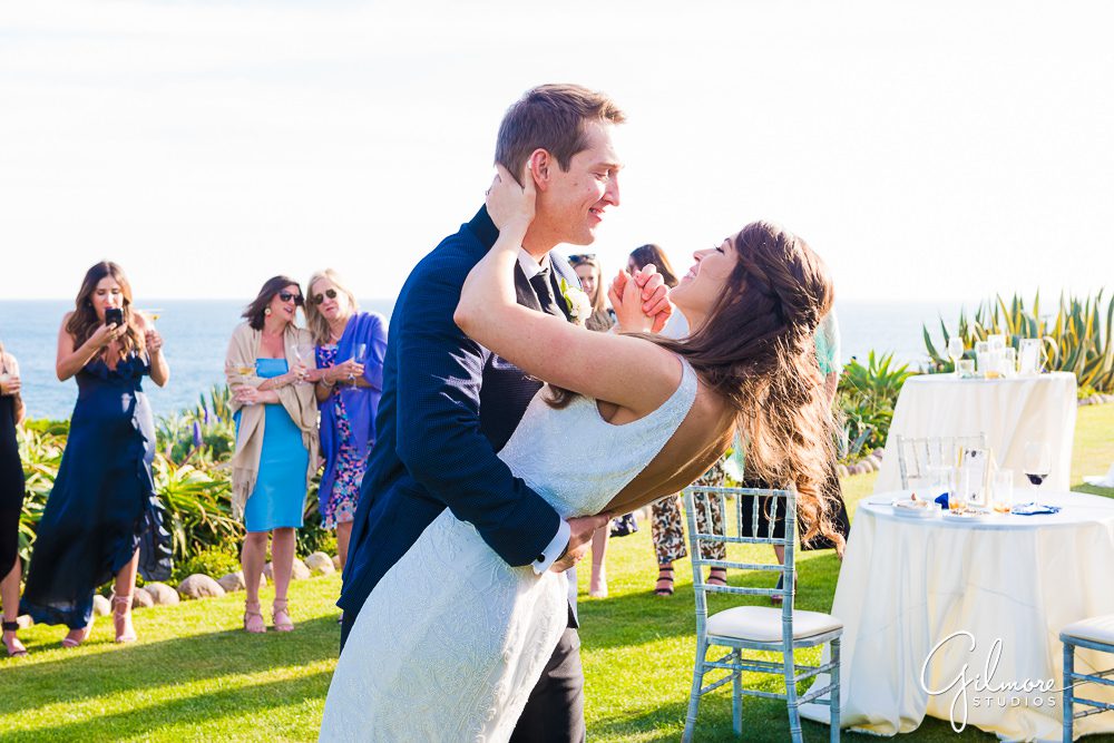 first-dance-bride-and-groom-montage-laguna-beach-wedding-orange-county-beach-weddings