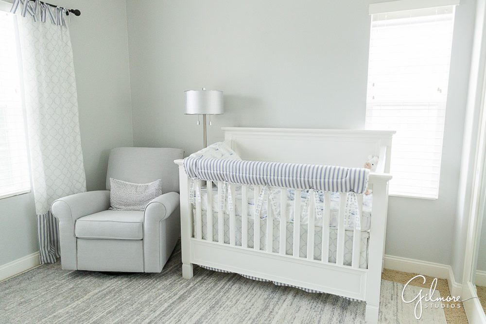 nursery decor, Orange County Lifestyle Newborn Photographer