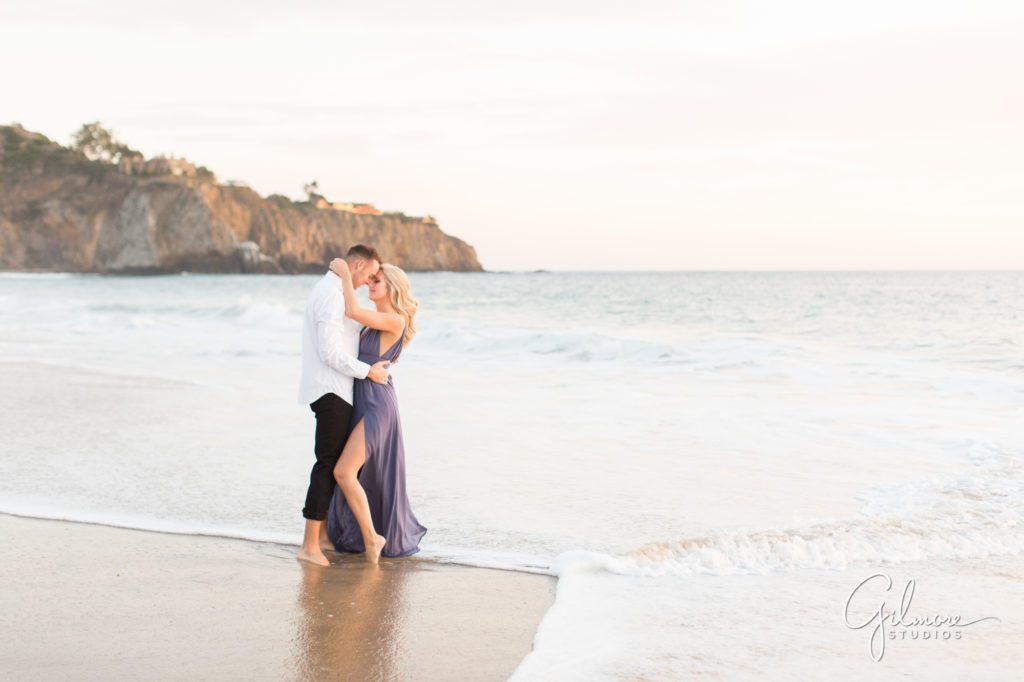 Crystal Cove Engagement Photography Session, Newport Beach, cute short dress, outfit, outfits, skirt, Orange County wedding photographers, Gilmore Studios