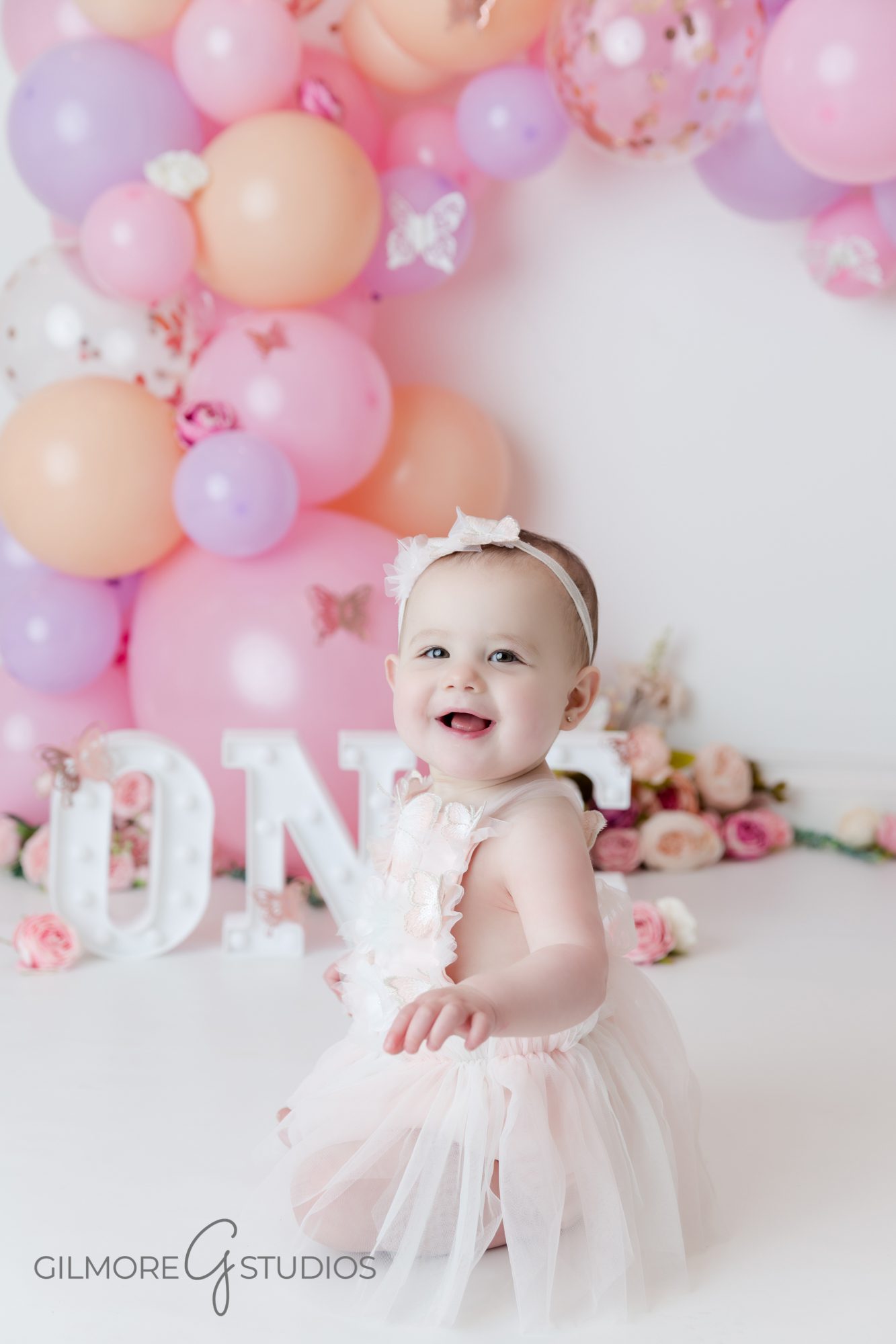 Cake Smash Session - Butterflies and Flowers - Gilmore Studios | Orange ...