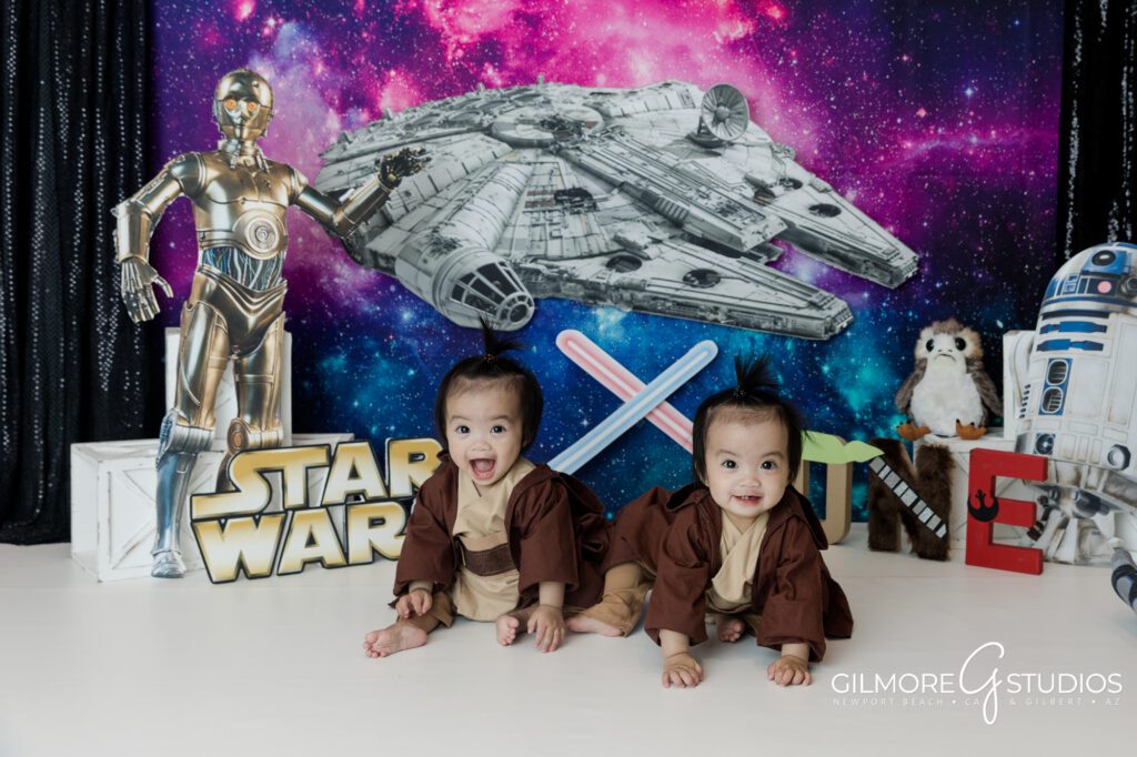 Cake Smash For Twins - Star Wars Theme - 1st Birthday - Gilmore Studios ...