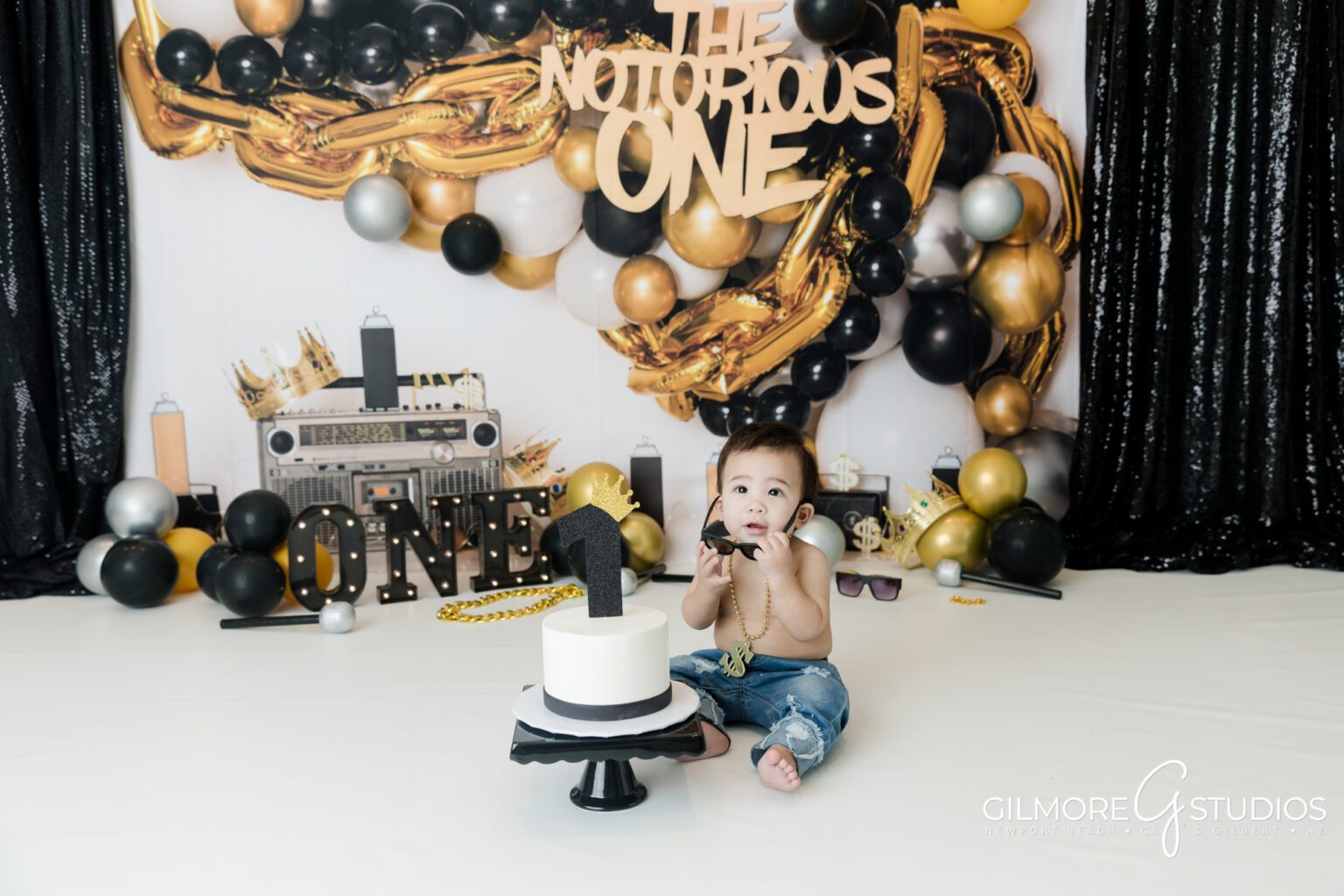 Biggie Smalls and the Sweet Symphony The Notorious ONE's Cake Smash