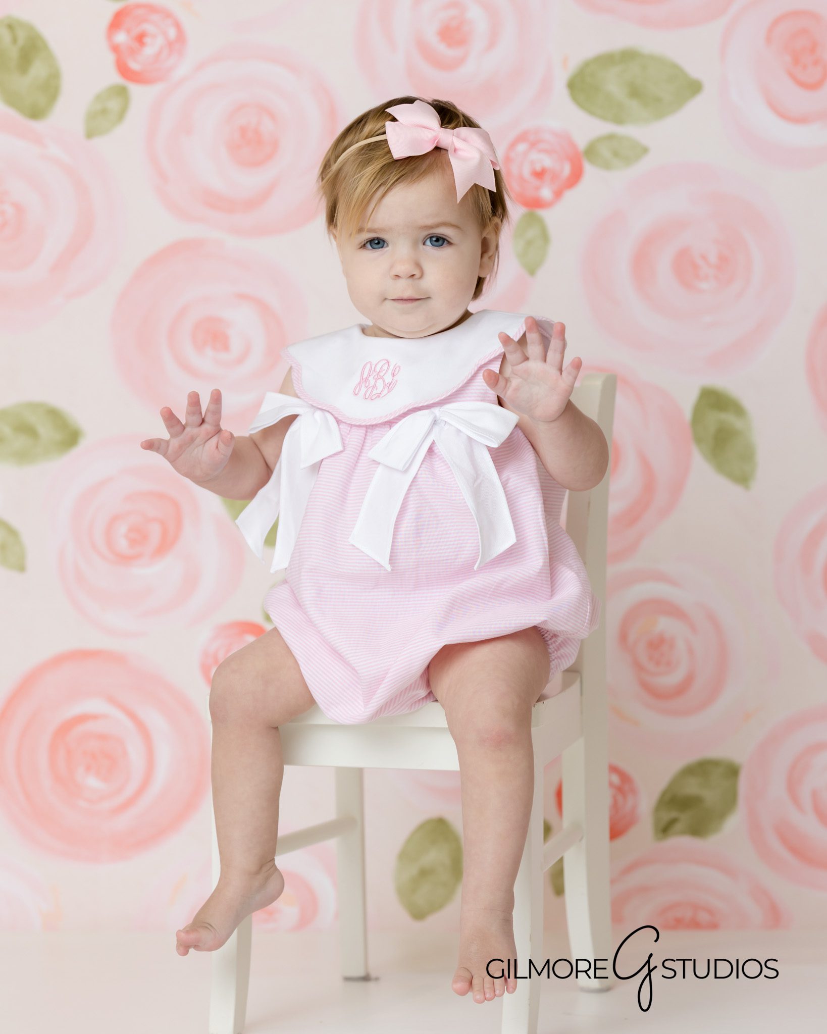 Playful Baby, Sweet Expressions, Pink Setup, Photography