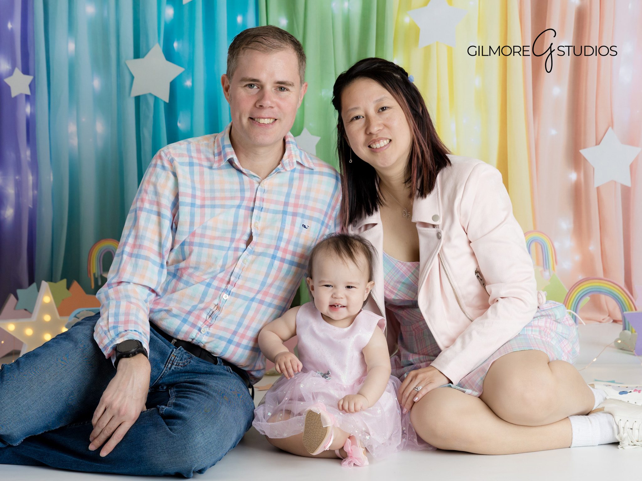 Baby Photography - Rainbow Colors - Orange County Fun- Family