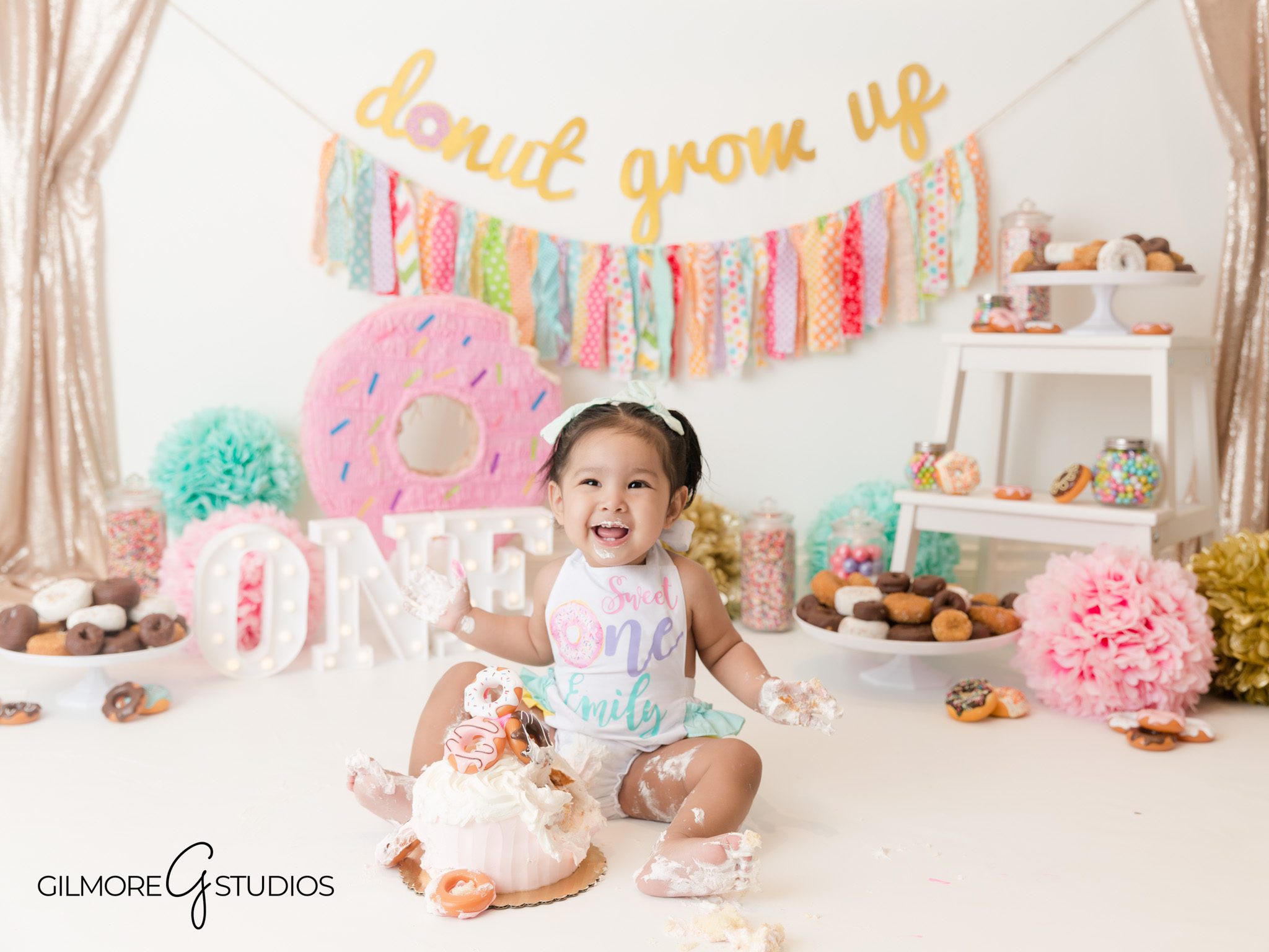 Donut Grow Up Theme – Birthday Cake Smash – Corona Del Mar