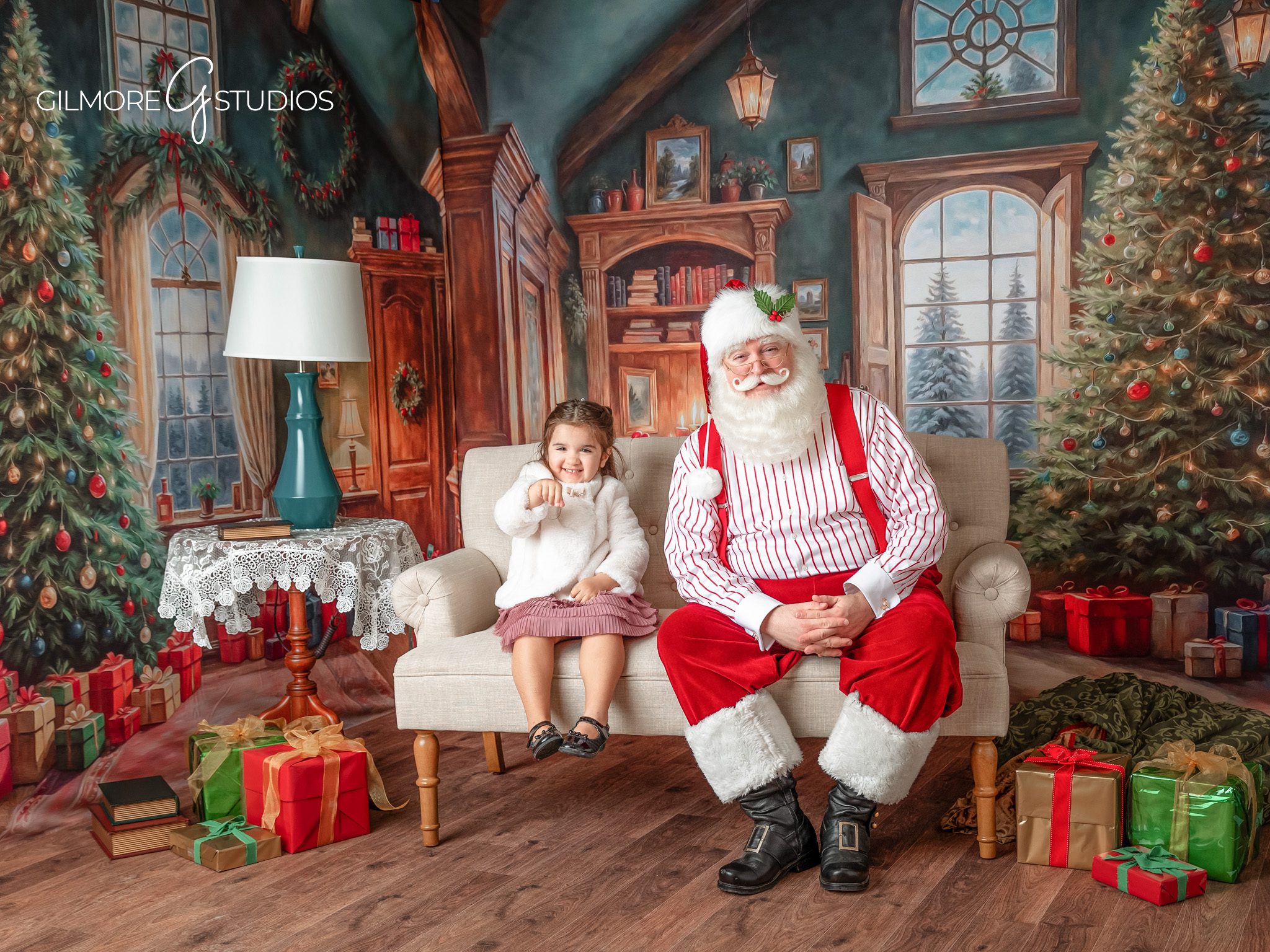 Santa with Kids - Holiday Session - Christmas Memories