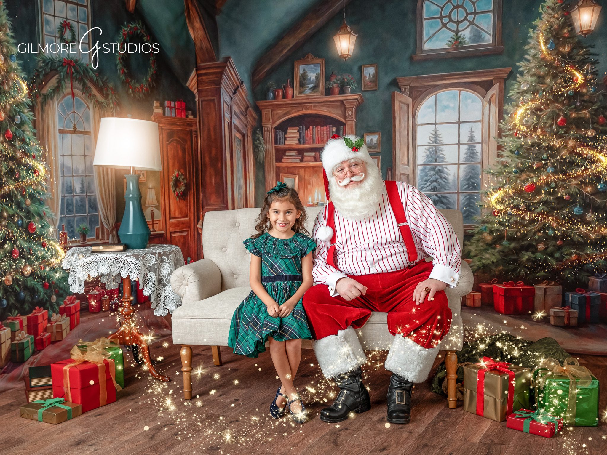 Santa Mini Sessions - Holiday Magic - Family Smiles