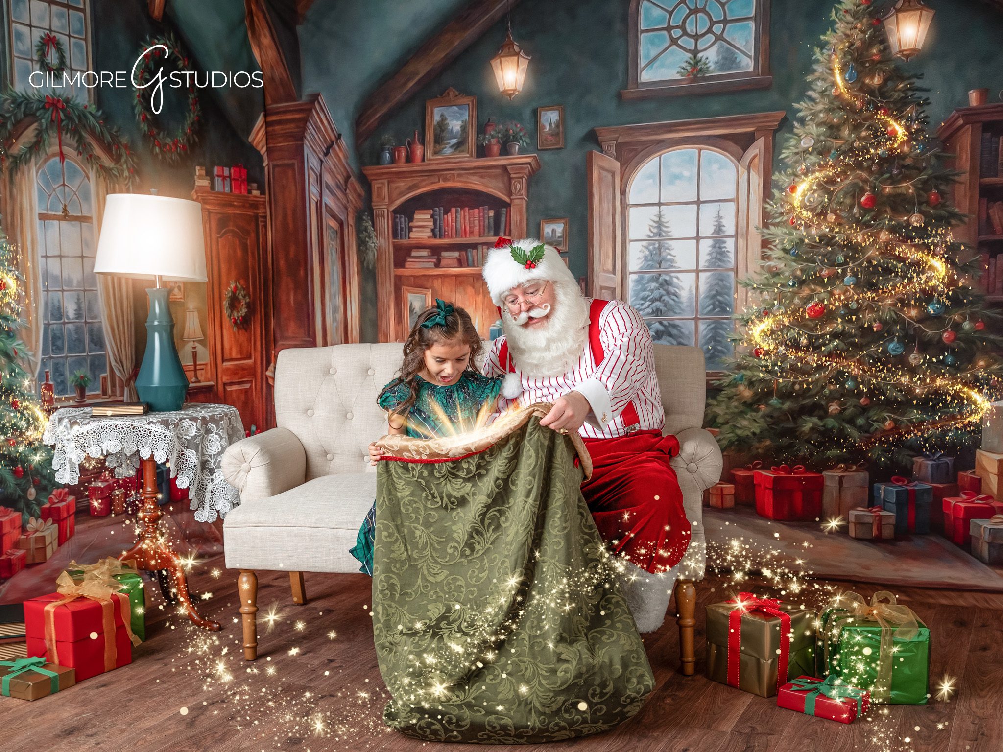 Santa Photography - Holiday Cheer - Professional Portraits