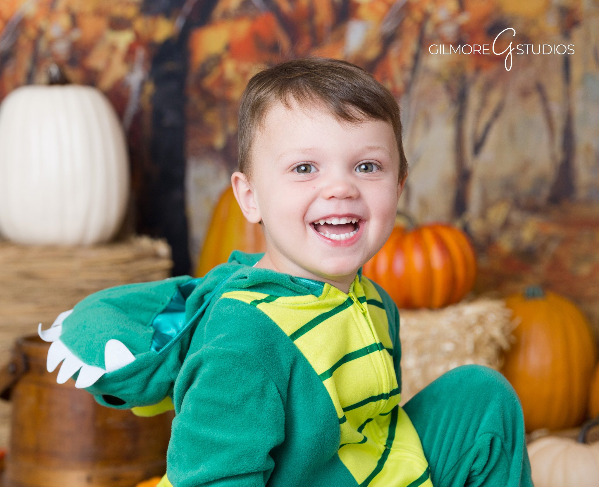 Autumn colors photo – baby portrait session – Gilmore Studios
