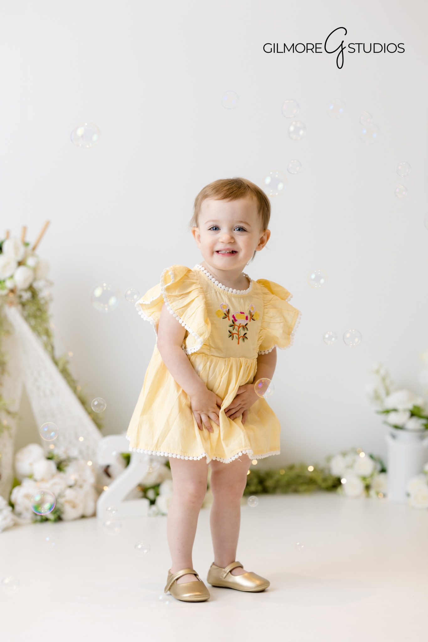 Birthday Photography, Newport Coast Photographer, Yellow Outfit Portrait

