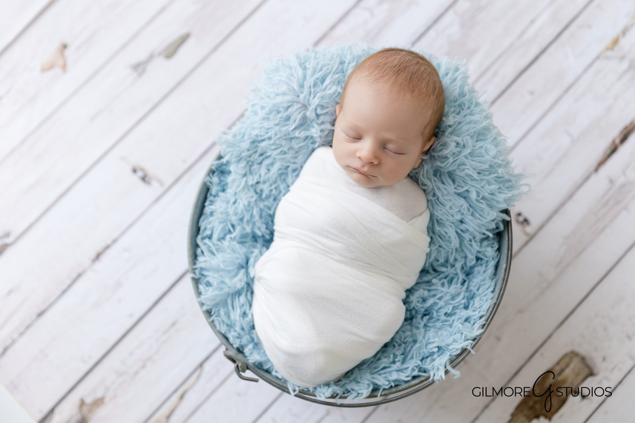 classic newborn portrait by Newport Coast photographer, timeless newborn photography session in Orange County

