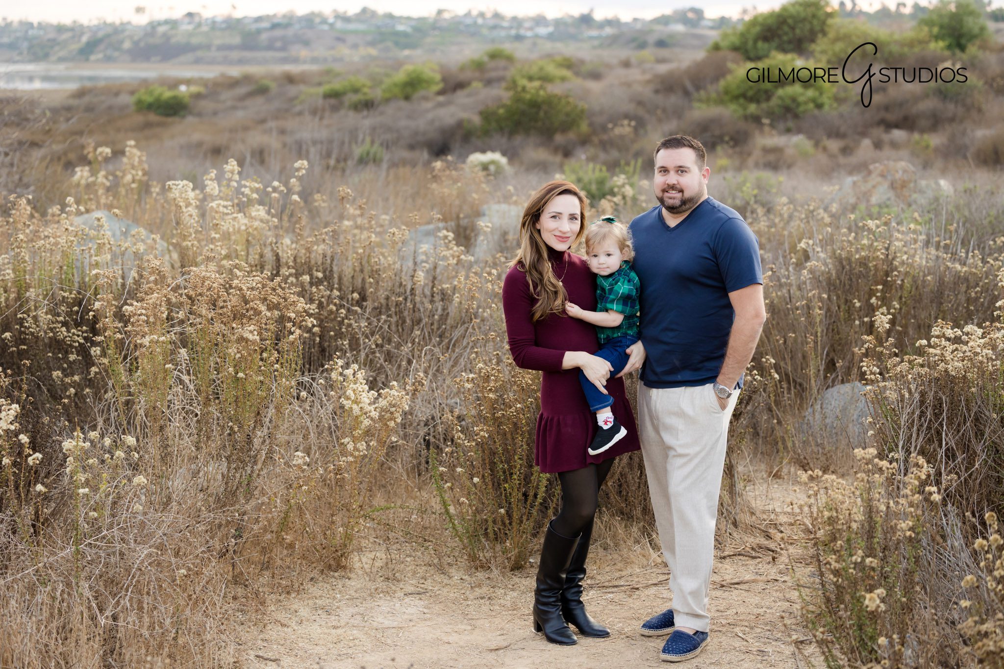 Family photo session at Back Bay nature preserve, Outdoor family photographer in Costa Mesa California