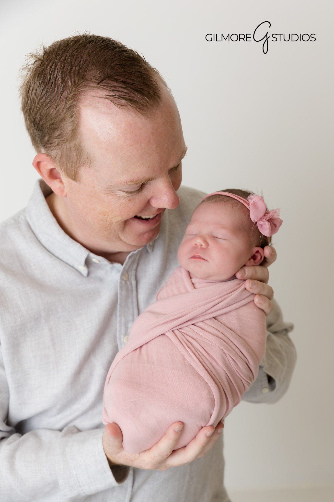 baby girl portrait Newport Coast studio, first photo session newborn photography, soft neutral baby portrait inspiration, baby posed in bowl newborn photographer