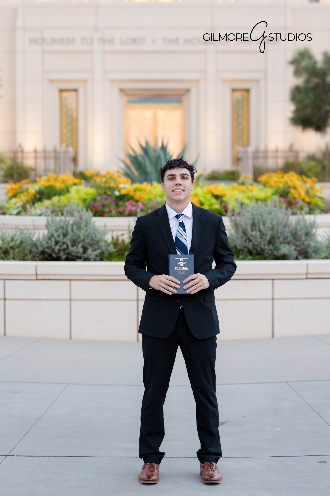 LDS elder missionary portrait at Gilbert Arizona Temple
LDS missionary photography Gilbert AZ elder photo