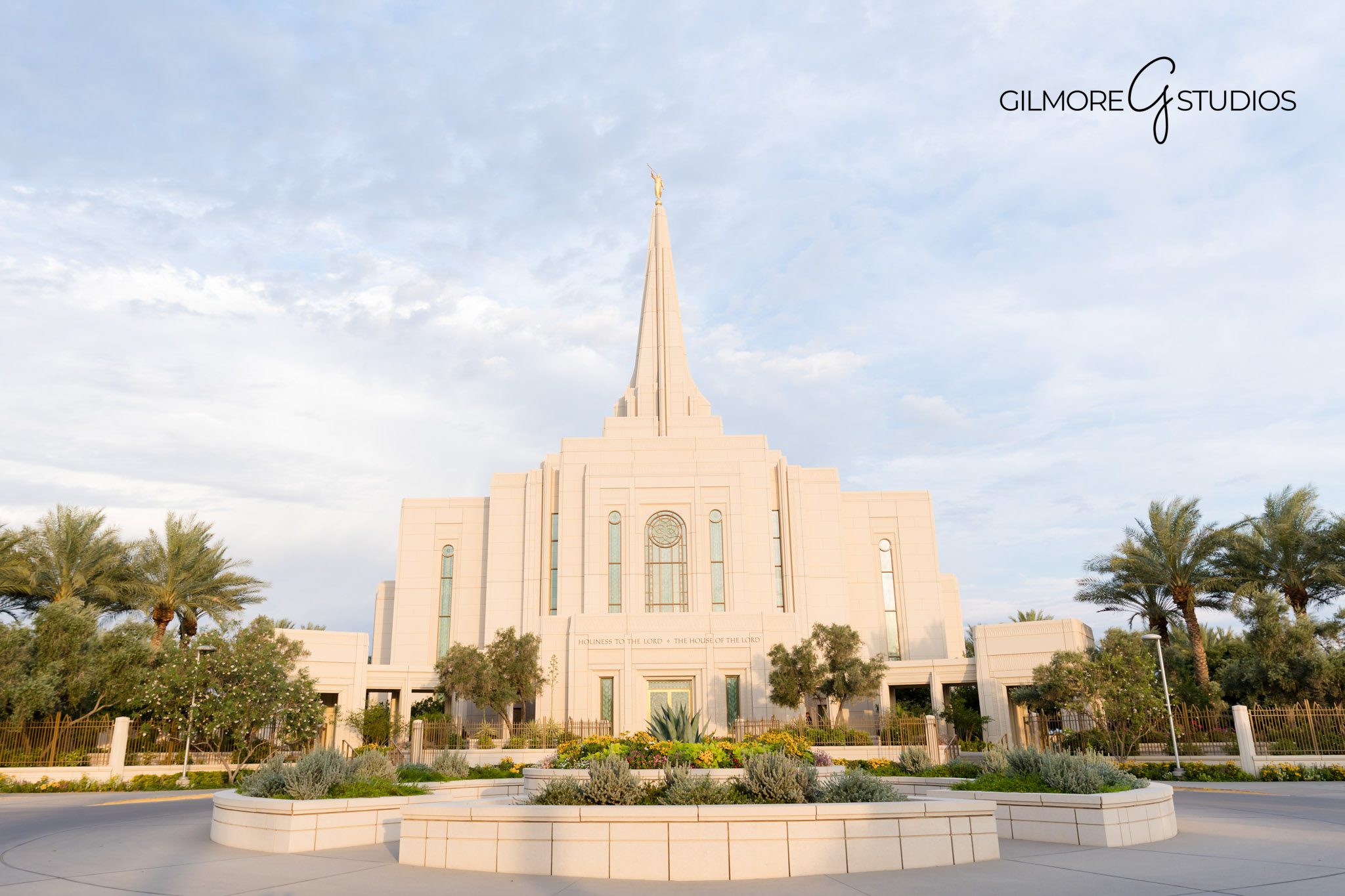 LDS temple portraits for missionary near Gilbert AZ Temple
Gilbert AZ elder portrait white temple backdrop