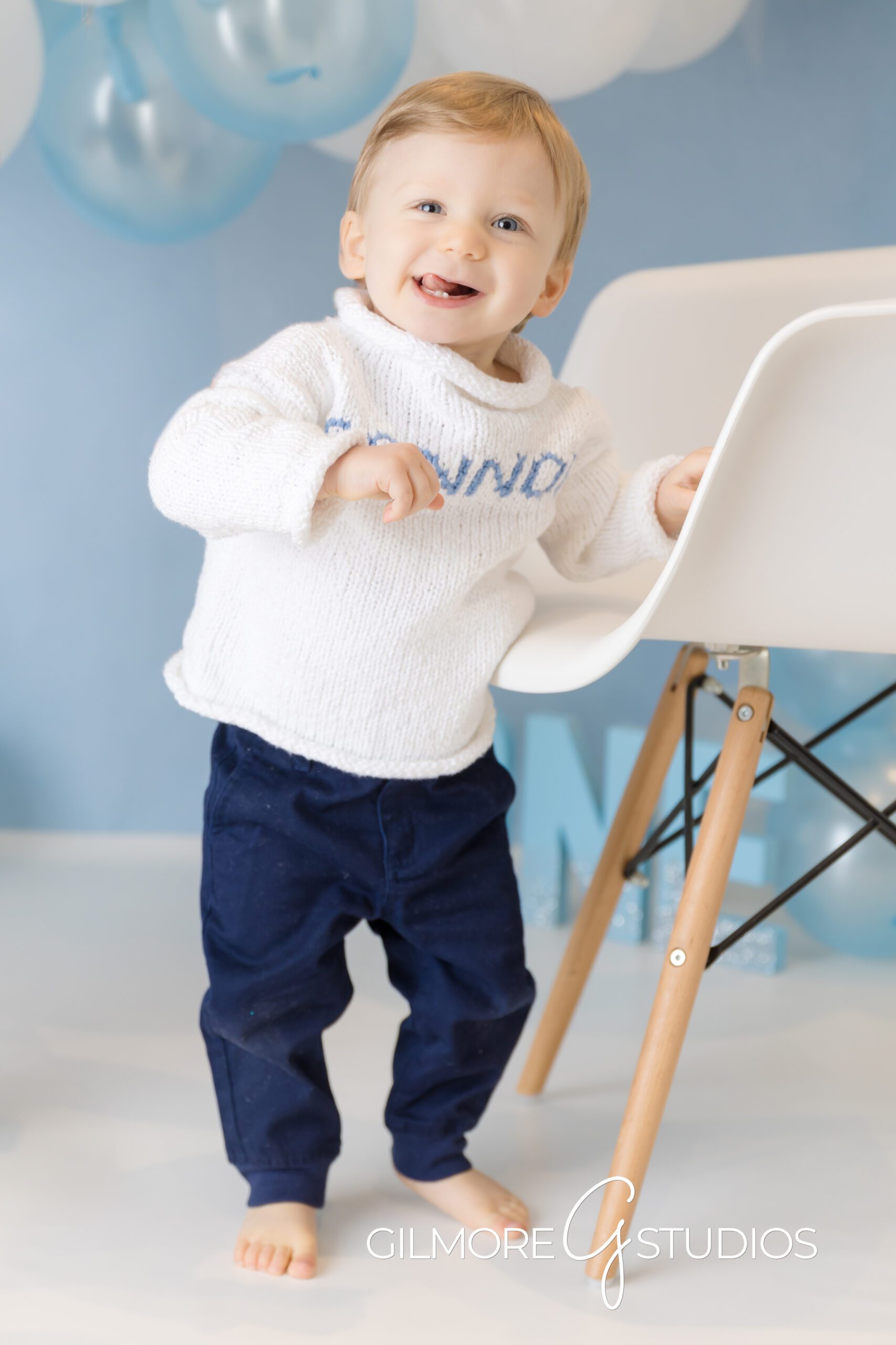 Cake smash photography Gilbert AZ baby boy milestone blue birthday portraits, One year birthday cake smash Gilbert AZ baby boy photo inspiration