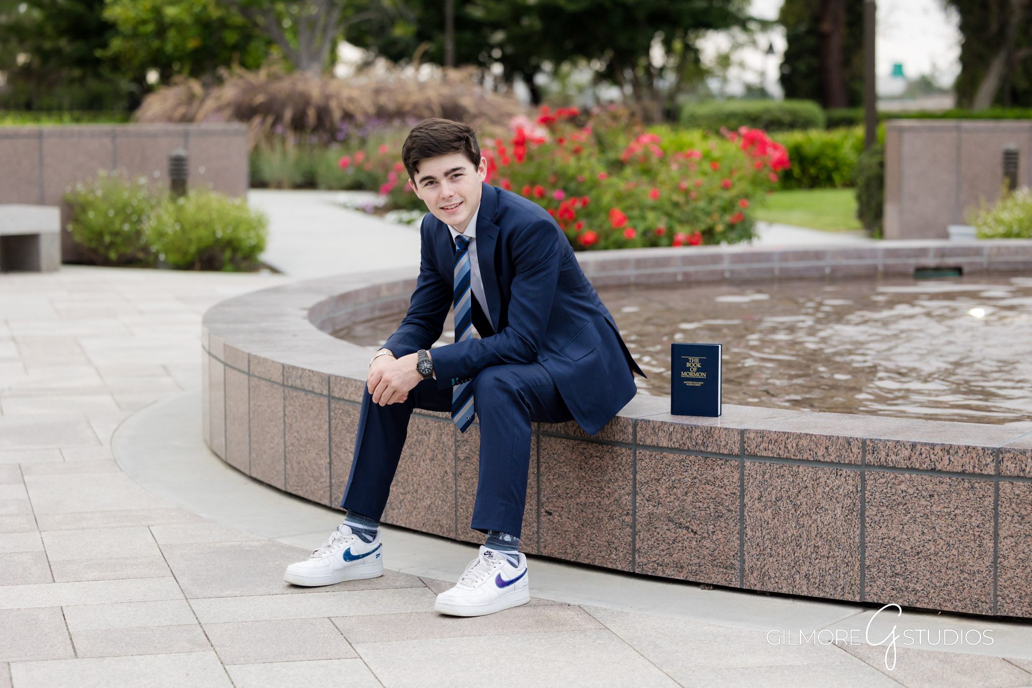 Newport Beach LDS Missionary Temple photographer portraits family session, LDS missionary photos Orange County CA temple portraits professional photographer