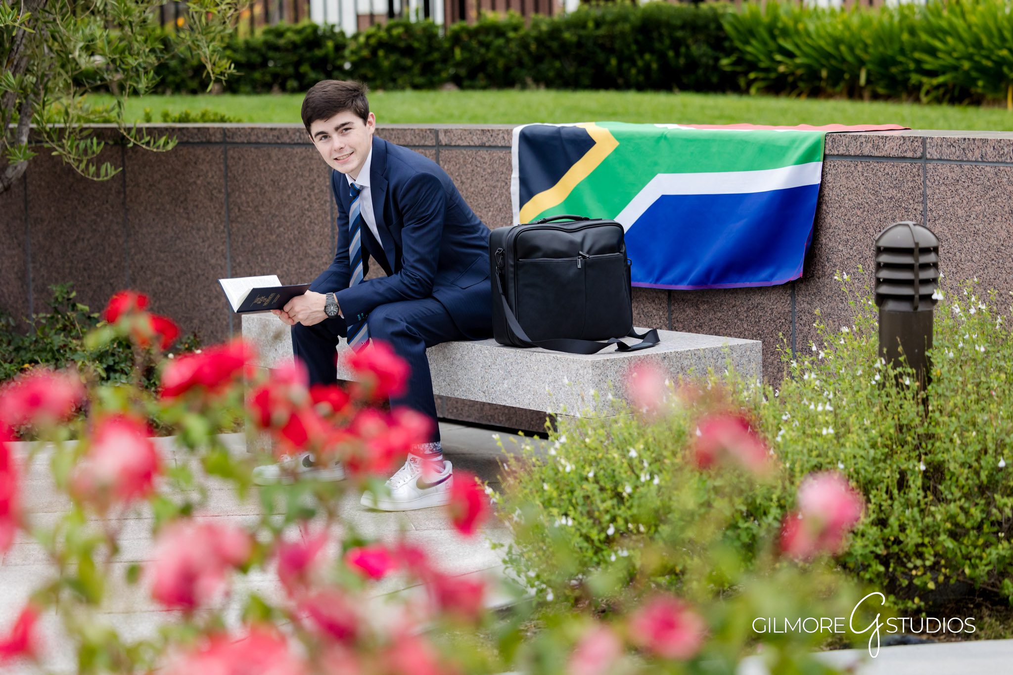 LDS missionary photo shoot Newport Beach Temple Orange County family portraits, Missionary portraits Newport Beach LDS Temple professional photographer session