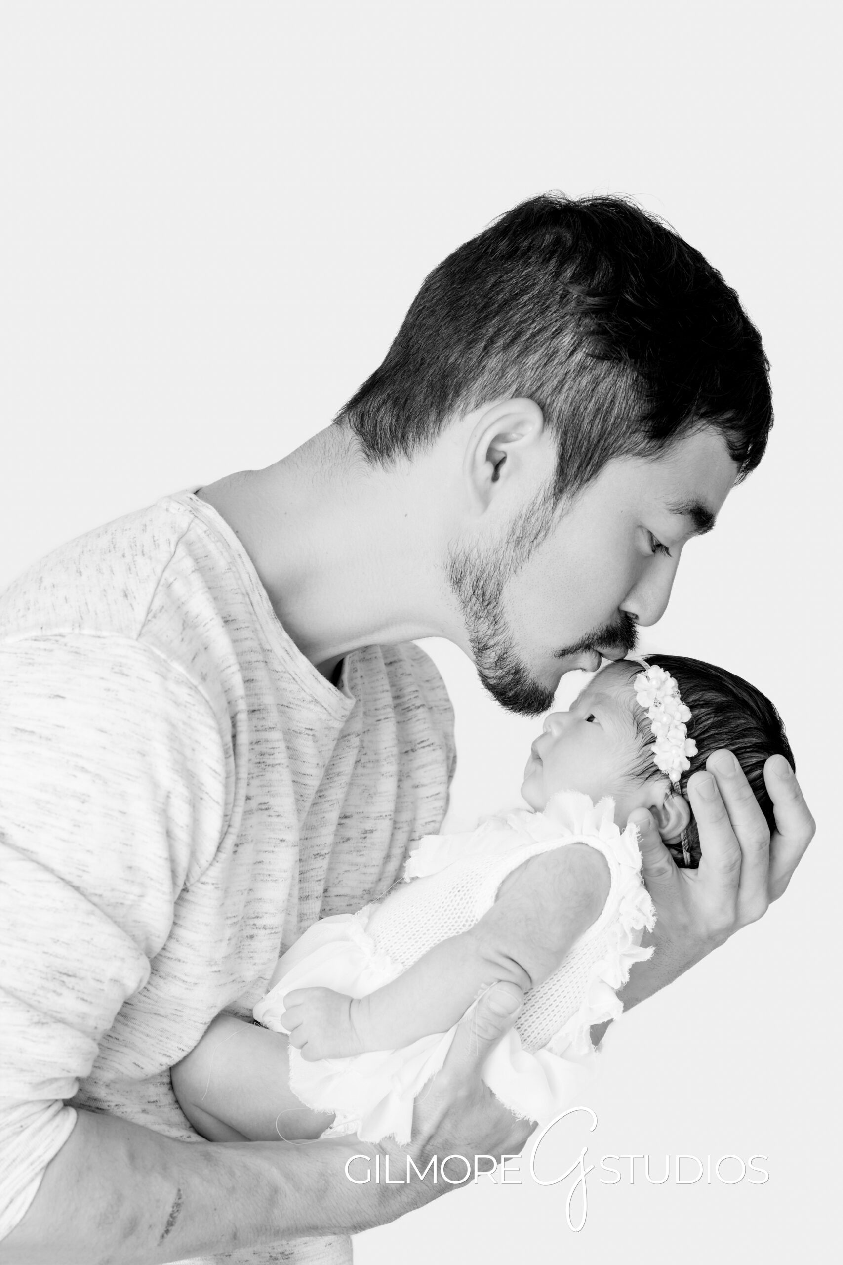 Lifestyle newborn session Gilbert Arizona studio lighting
Baby portraits by Gilmore Studios Gilbert Arizona photographer